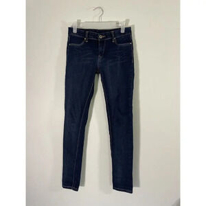 Blank NYC Women's Size 27 Blue Skinny Dark Wash Cotton Blend Stretch Denim Jeans